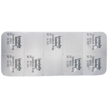 LORATADIN Sandoz Tabl 10 mg - PrimeCare Global