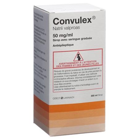 Convulex syrup bottle 300 ml - PrimeCare Global