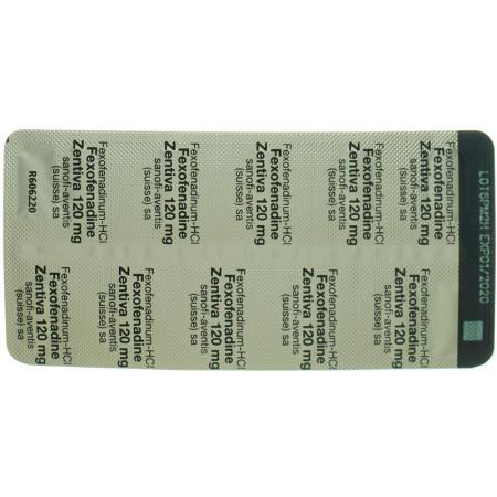 FEXOFENADINE Zentiva Filmtabl 120 mg - PrimeCare Global