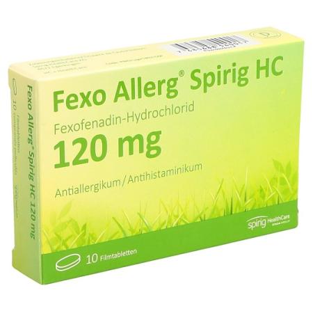FEXO ALLERG Spirig HC film-coated tablets 120 mg - PrimeCare Global