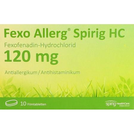 FEXO ALLERG Spirig HC film-coated tablets 120 mg - PrimeCare Global