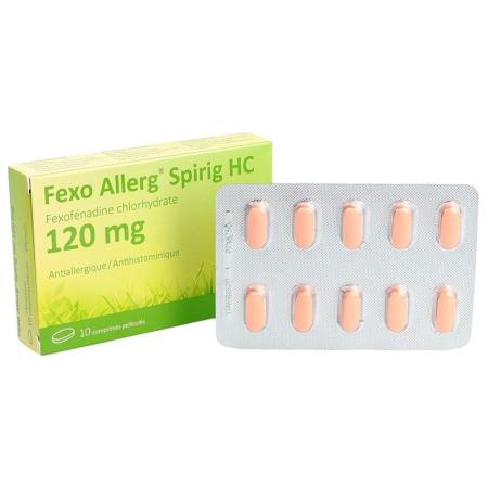 FEXO ALLERG Spirig HC film-coated tablets 120 mg - PrimeCare Global