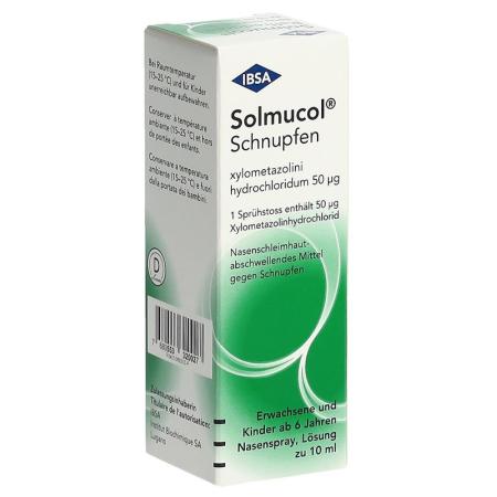 SOLMUCOL Schnupfen Nasenspray - PrimeCare Global