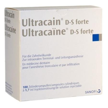 Ultracain D-S forte Inj L&ouml;s 100 Amp 1.7 ml - PrimeCare Global