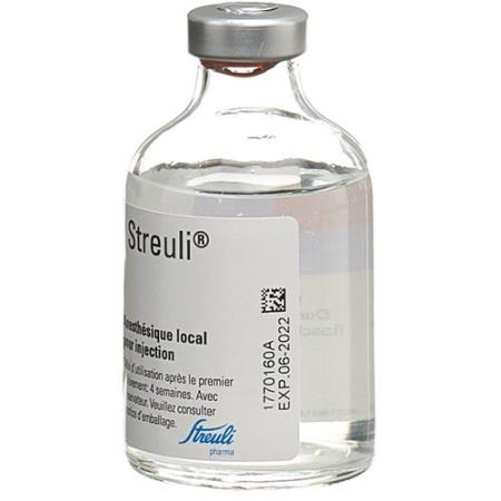 Lidocain Streuli 2% Inj L&ouml;s 1 g/50ml (vials) 10 Dur - PrimeCare Global