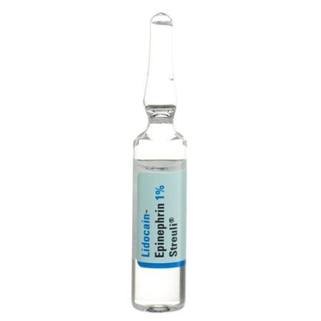 Lidocaine epinephrine Streuli 1% Inj L&ouml;s 50 mg/5ml (ampoules) 10 A - PrimeCare Global