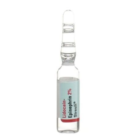 Lidocaine epinephrine Streuli 2% Inj L&ouml;s 40 mg/2ml (ampoules) 10 A - PrimeCare Global