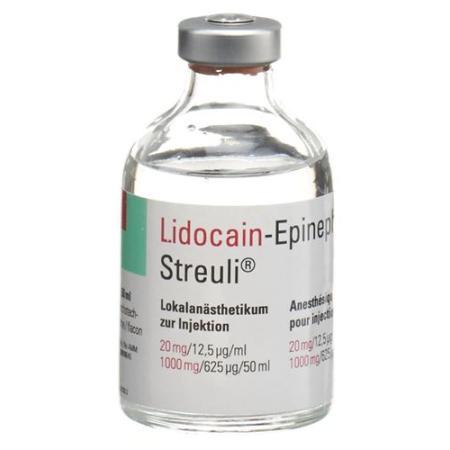Lidocaine epinephrine Streuli 2% Inj L&ouml;s 1000 mg/50ml with preserve - PrimeCare Global