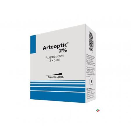 Arteoptic 2% Augentropfen 3 X 5 ml - PrimeCare Global