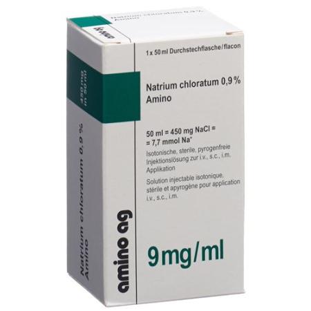 NaCl Amino Inj Los 0.9% 50ml vials - PrimeCare Global