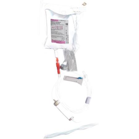 NaCl Bichsel Inf L&ouml;s 0.9% 250ml bag with cutlery - PrimeCare Global