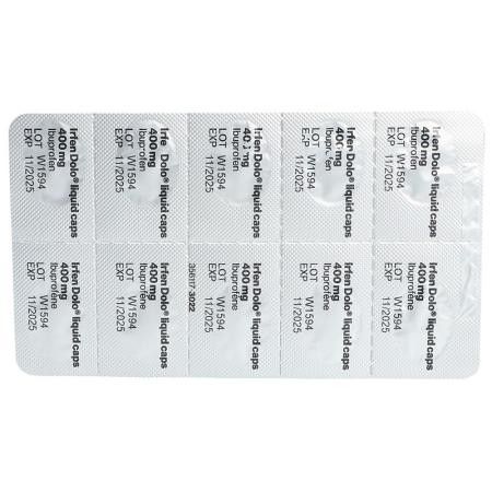 IRFEN Dolo liquiduid caps 400 mg - PrimeCare Global