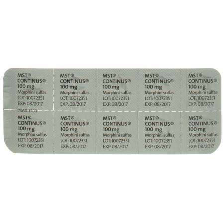 MST Continus Ret Tabl 100 mg 30 pcs - PrimeCare Global