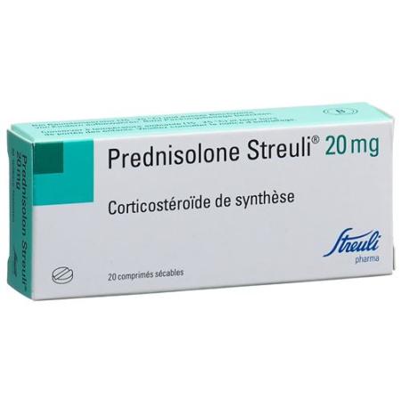 Prednisolone Streuli Tabl 20 mg Ds 500 pcs - PrimeCare Global
