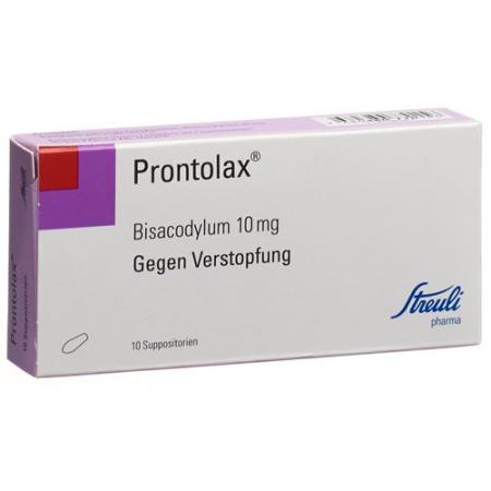 Prontolax Supp 10 mg 10 pcs - PrimeCare Global