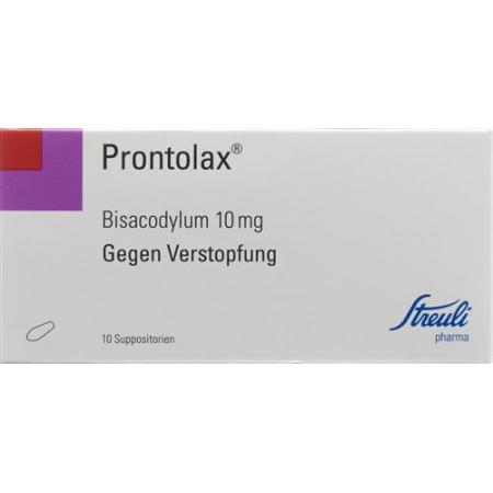 Prontolax Supp 10 mg 10 pcs - PrimeCare Global