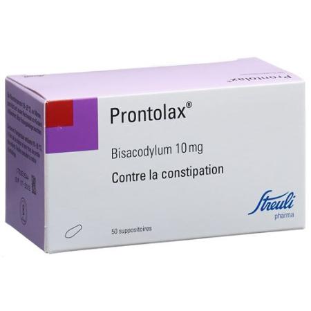 Prontolax Supp 10 mg 50 pcs - PrimeCare Global