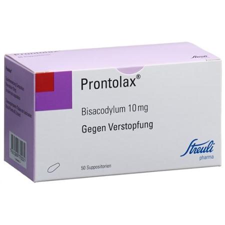 Prontolax Supp 10 mg 50 pcs - PrimeCare Global
