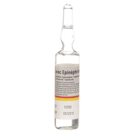 Rapidocaine 2% + Epinephrine 5mcg/ml Inj Loes 10amp 5ml - PrimeCare Global