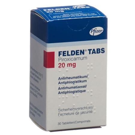 Felden Tabs 20 mg Ds 30 pcs - PrimeCare Global