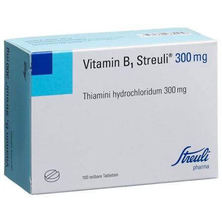 Vitamin B1 Streuli Tabl 300 mg 100 pcs - PrimeCare Global