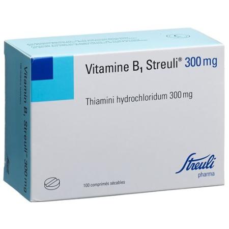 Vitamin B1 Streuli Tabl 300 mg 100 pcs - PrimeCare Global