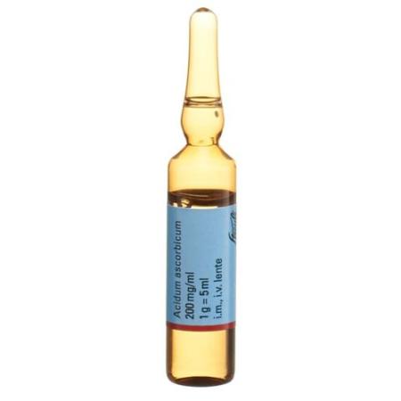 Vitamin C Streuli Inj L&ouml;s 20% 10 amp 5 ml - PrimeCare Global
