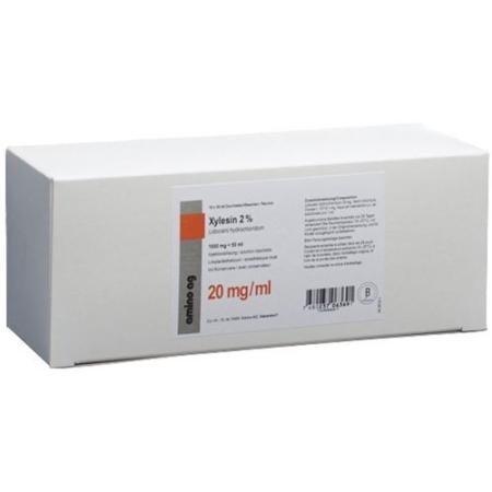 Xylesin Inj L&ouml;s 1000 mg/50ml with preservative 10 vials 50 ml - PrimeCare Global