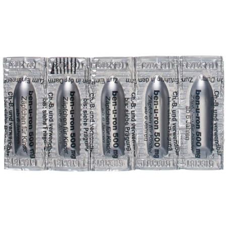 Ben-u-ron Supp 500 mg child 10 pcs - PrimeCare Global