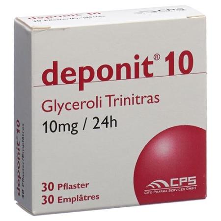 Deponit 10 Matrixpfl 10 mg/24h 30 pcs - PrimeCare Global