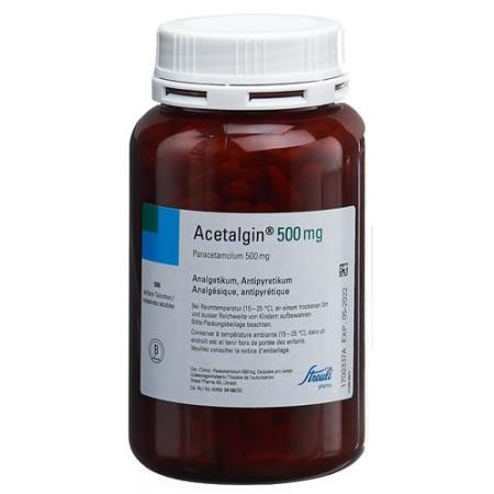 Acetalgin Tabl 500 mg Ds 500 pcs - PrimeCare Global