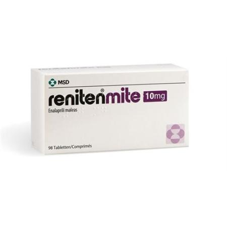 Reniten mite Tabl 10 mg 98 pcs - PrimeCare Global
