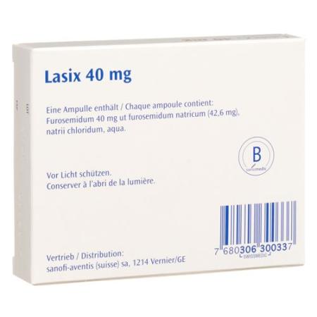 Lasix Inj Loes 40mg/4ml 5amp 4ml - PrimeCare Global