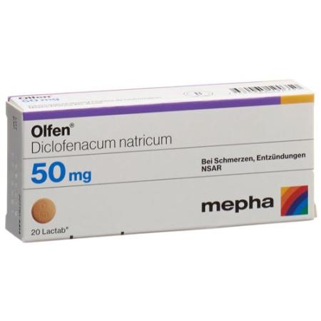 Olfen Lactab 50 mg 20 pcs - PrimeCare Global