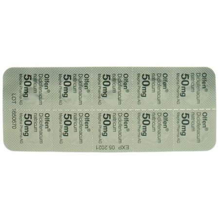 Olfen Lactab 50 mg 100 pcs - PrimeCare Global