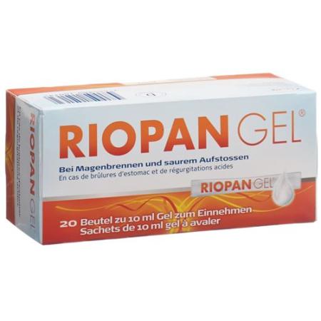 Riopan Gel 800 mg 20 bags 10 ml - PrimeCare Global