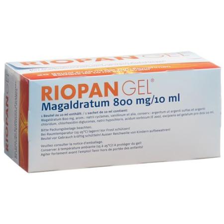 Riopan Gel 800 mg 50 bags 10 ml - PrimeCare Global