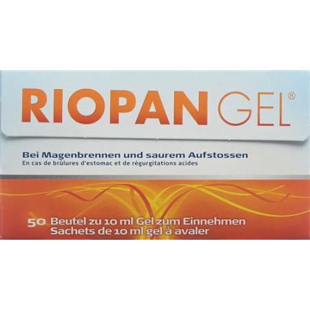 Riopan Gel 800 mg 50 bags 10 ml - PrimeCare Global