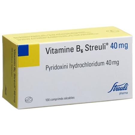 Vitamin B6 Streuli Tabl 40 mg 100 pcs - PrimeCare Global