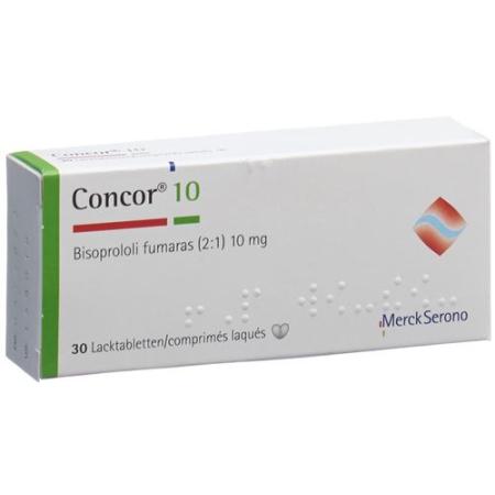 Concor Filmtablet 10 mg 30 pcs - PrimeCare Global