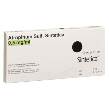 Atropinum Sulf Sintetica Inj Loes 0.5mg/ml 10amp 1ml - PrimeCare Global