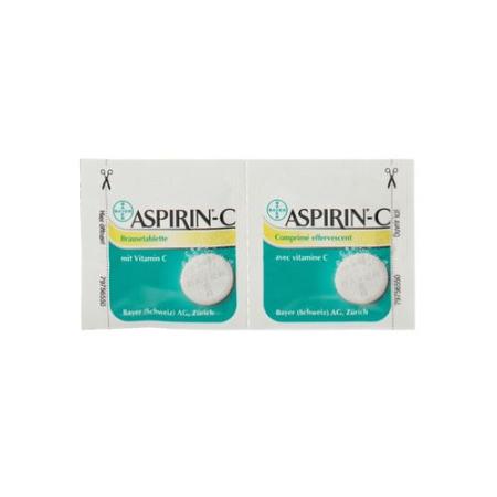Aspirin C effervescent tablets 20 pcs - PrimeCare Global