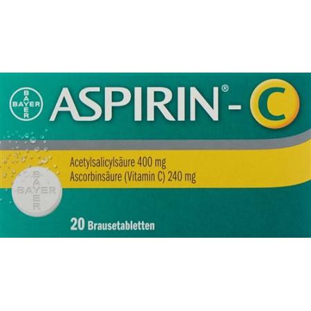 Aspirin C effervescent tablets 20 pcs - PrimeCare Global