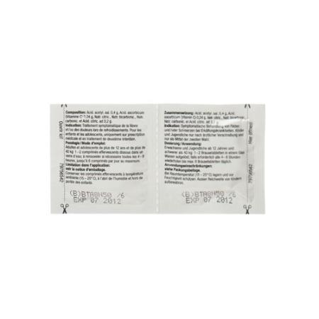 Aspirin C effervescent tablets 20 pcs - PrimeCare Global