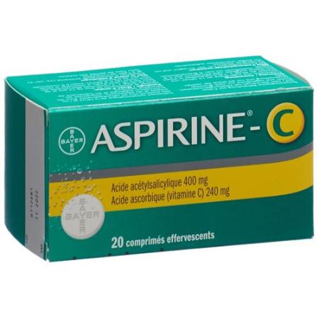 Aspirin C effervescent tablets 20 pcs - PrimeCare Global
