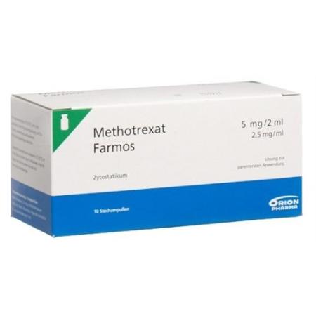 Methotrexate Farmos Inj L&ouml;s 5mg/2ml 10 vials 2ml - PrimeCare Global