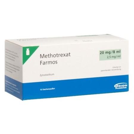 Methotrexate Farmos Inj L&ouml;s 20 mg/8ml 10 vials 8 ml - PrimeCare Global