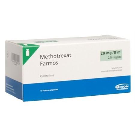 Methotrexate Farmos Inj L&ouml;s 20 mg/8ml 10 vials 8 ml - PrimeCare Global