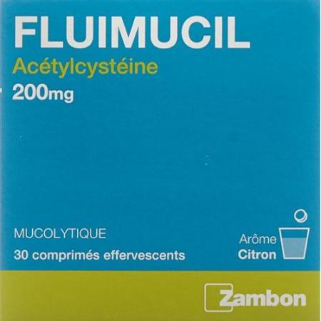 Fluimucil Brausetable 200 mg adults citron 30 pcs - PrimeCare Global