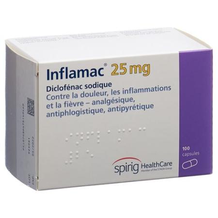 Inflamac Caps 25 mg 100 pcs - PrimeCare Global